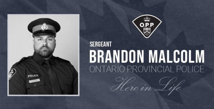 Brandon Malcolm – Ontario Police Sergeant Killed in Line-of-Duty Motorcycle Crash – Cobourg, Ontario